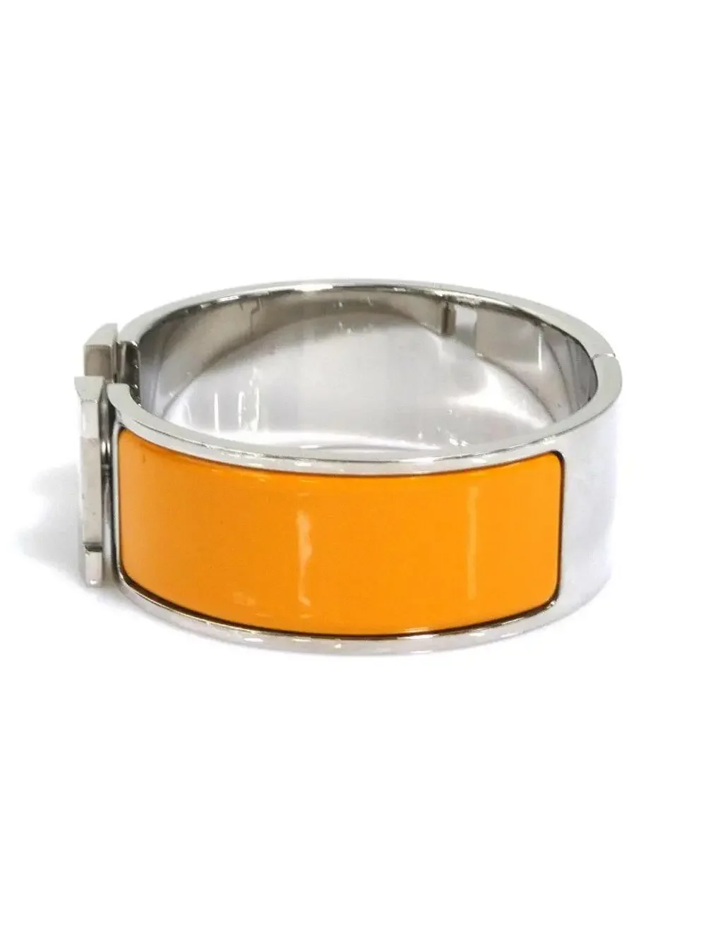 Auth Hermes Clic Clac H Bangle Bracelet #302651H49B